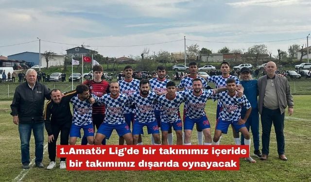 Bir takımımız içeride bir takımımız dışarıda oynayacak