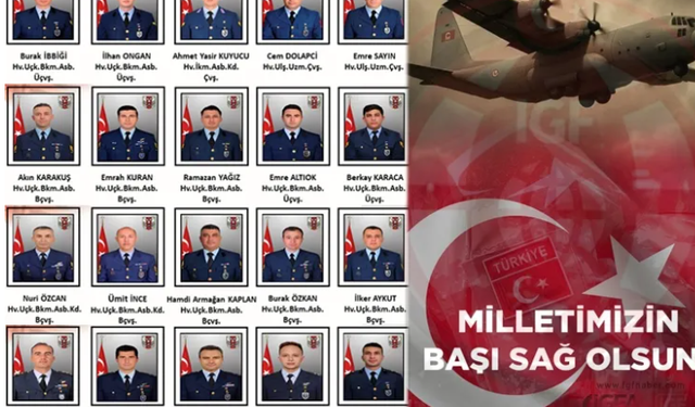 Askeri uçağımız düştü 20 Mehmetçiğimiz şehit