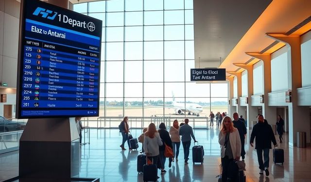 Elazığ'dan Ankara'ya Ucuz Uçak Bileti