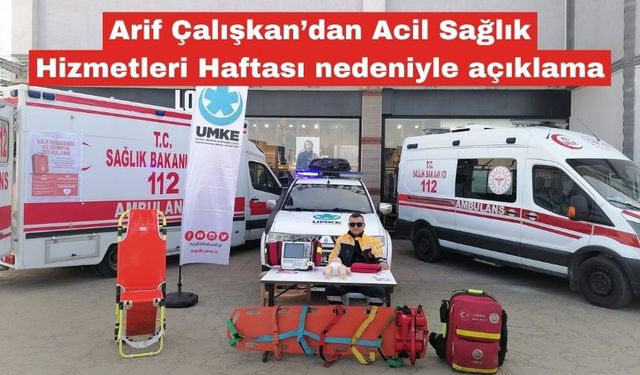 Arif Çalışkan’dan ASH Haftası nedeniyle açıklama