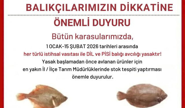 Edirne’de bu balıkları avlamak yasak!