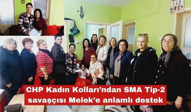 SMA Tip-2 savaşçısı Melek’e anlamlı destek