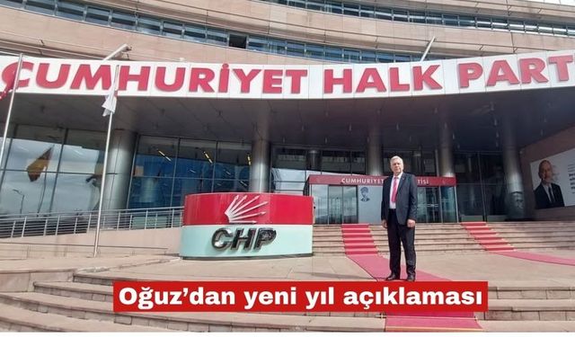 Namık Kemal Oğuz’dan 2026 yeni yıl mesajı