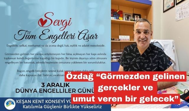 Özdağ “Görmezden gelinen gerçekler umut"