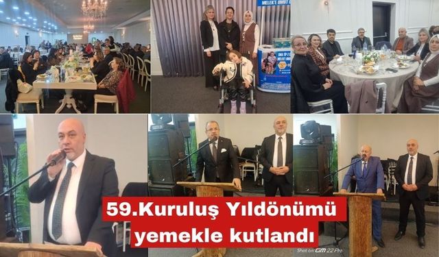 59.Kuruluş Yıldönümü yemekle kutlandı