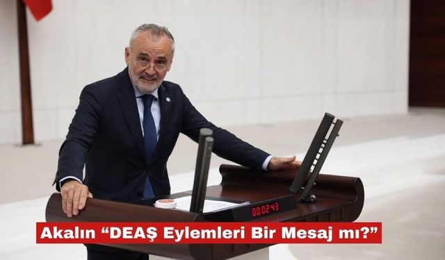 Akalın “DEAŞ Eylemleri Bir Mesaj mı?”