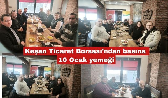Ticaret Borsası'ndan basına öğle yemeği