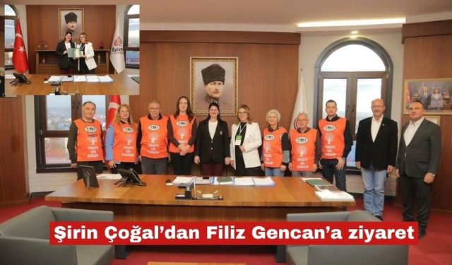 Şirin Çoğal’dan Filiz Gencan’a ziyaret
