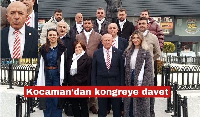 Kocaman’dan odanın Kongresine davet