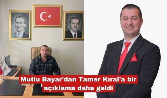 Bayar'dan Kıral'a bir açıklama daha