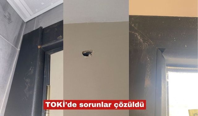 TOKİ yetkilileri Keşan’daki TOKİ mağduruna ulaştı