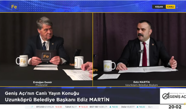 Martin Fe TV'de Uzunköprü'yü konuştu