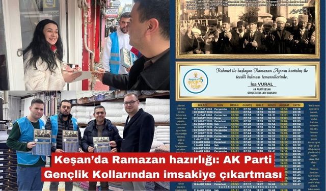 AK Parti Gençlik Kollarından imsakiye çıkartması