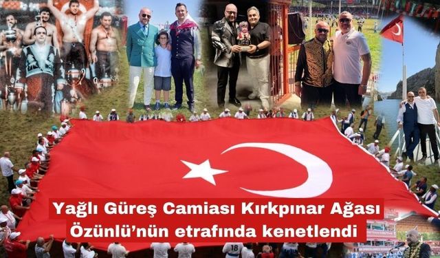 Yağlı Güreş Camiası'ndan Kırkpınar Ağası Özünlü’ye destek
