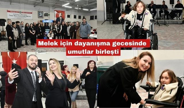 Melek için dayanışma gecesinde umutlar birleşti