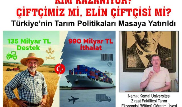 Gaytancıoğlu: “Çiftçimize yok ithalata 990 milyar TL!”