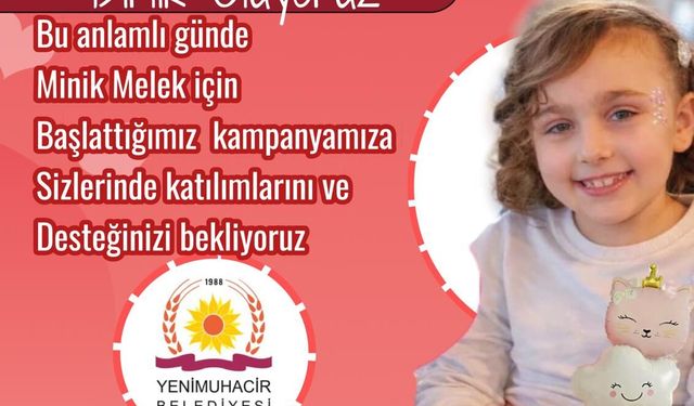 Yenimuhacir'de anlamlı birlik: Melek için el ele