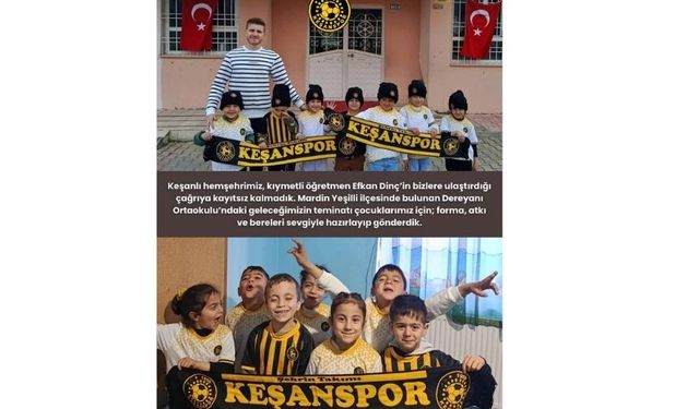 Keşanspor’dan Mardin’e gönül köprüsü