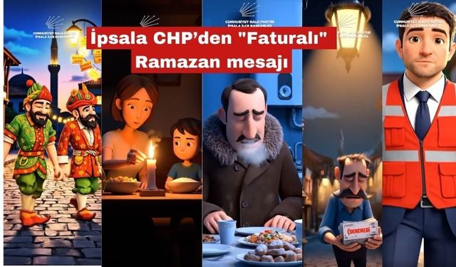 İpsala CHP’den "Faturalı" Ramazan mesajı