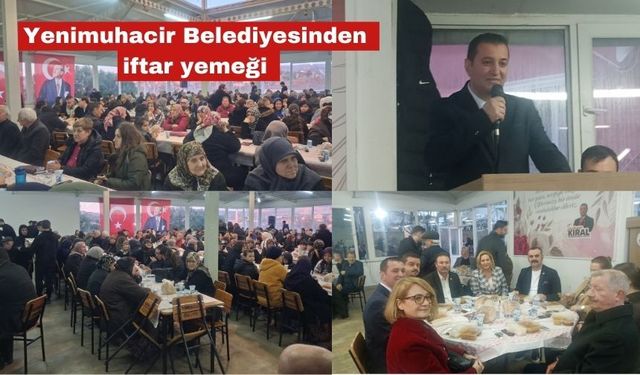 Yenimuhacir Belediyesi'nden iftar yemeği