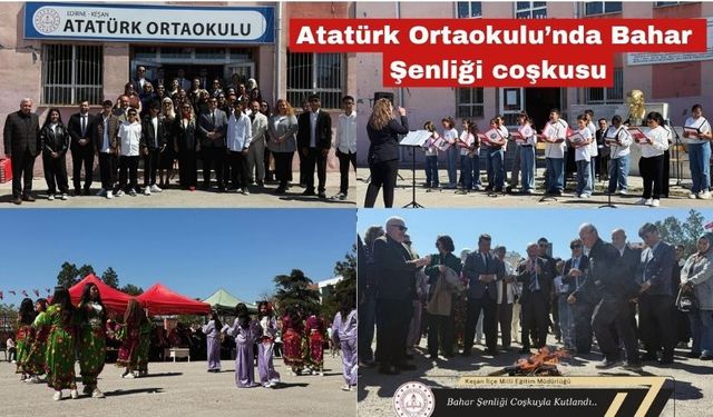 Atatürk Ortaokulu’nda Bahar Şenliği coşkusu