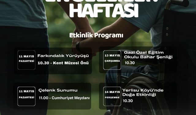 Keşan’da Engelliler Haftası’nda etkinlikler düzenlenecek