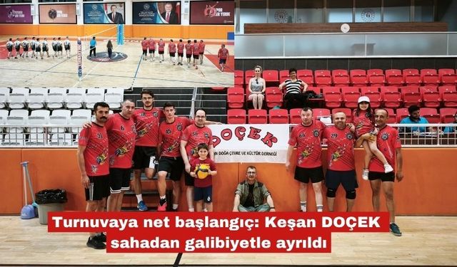 Keşan DOÇEK sahadan galibiyetle ayrıldı