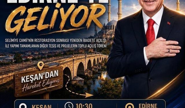Savaş Pekdemir’den Cumhurbaşkanı’nın Edirne mitingi için çağrı