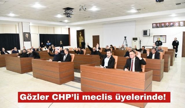 Gözler Keşan Belediyesi'nin CHP Meclis üyelerinde