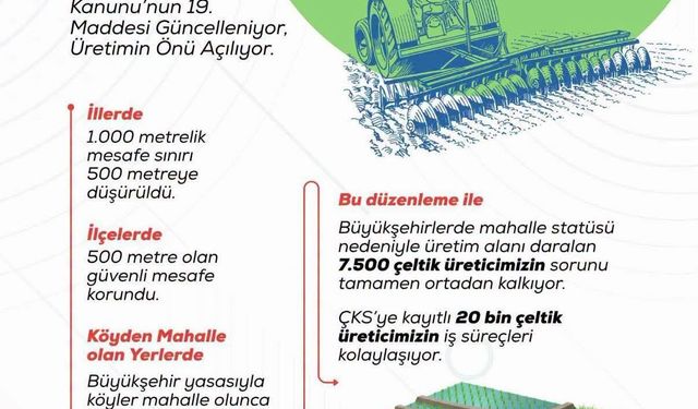 Çeltik ekimindeki mahalle engeli kalktı!