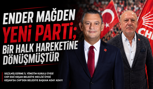 Ender Mağden Yeni Parti; bir halk hareketine dönüşmüştür