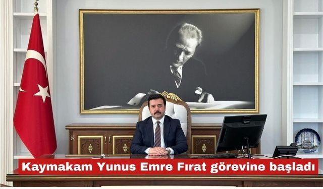 Enez’de Kaymakam Yunus Emre Fırat görevine başladı