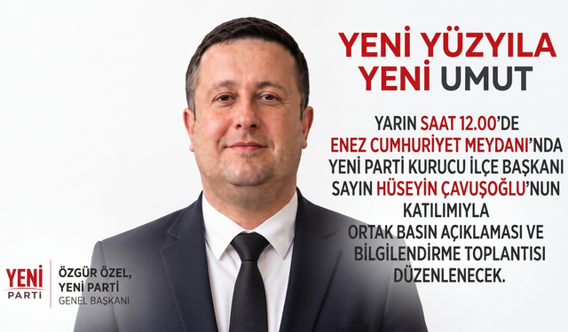 Hüseyin Çavuşoğlu da basın açıklaması yapacak