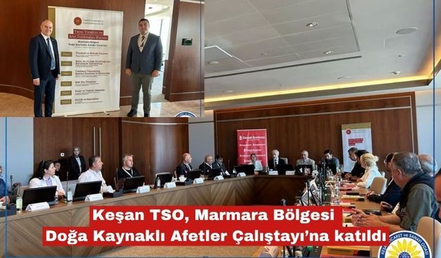 Doğa Kaynaklı Afetler Çalıştayı’na katıldılar