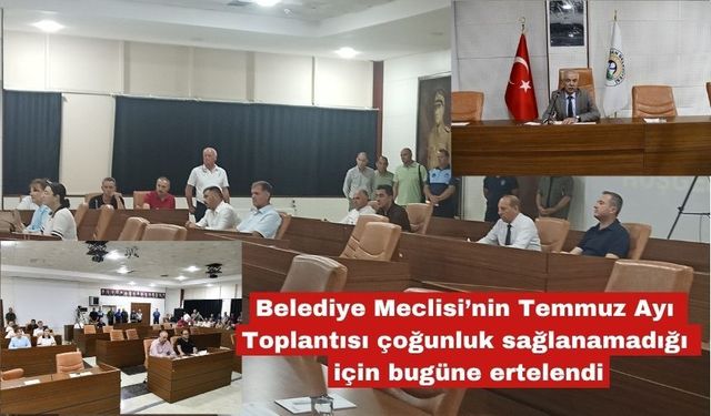 Çoğunluk sağlanamayınca meclis toplanamadı