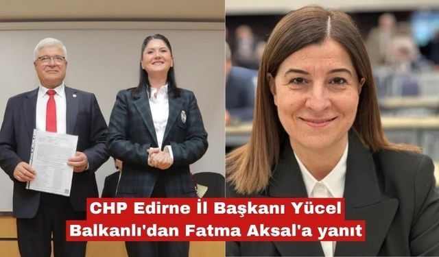 Yücel Balkanlı'dan Fatma Aksal'a cevap