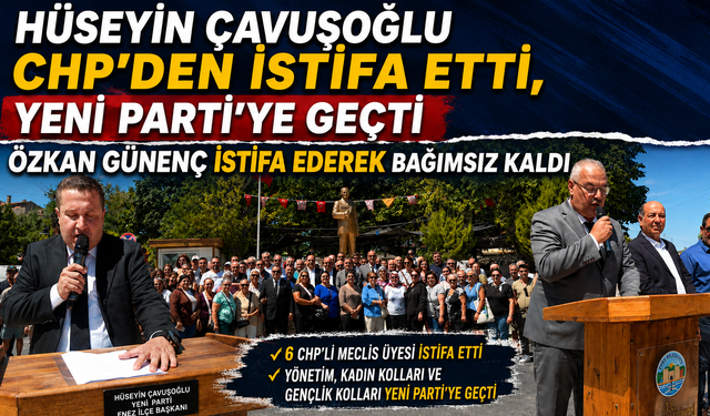 Özkan Günenç CHP'den istifa etti Bağımsız kaldı