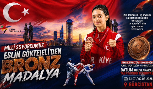 Eslin'den Gürcistan'da bronz madalya