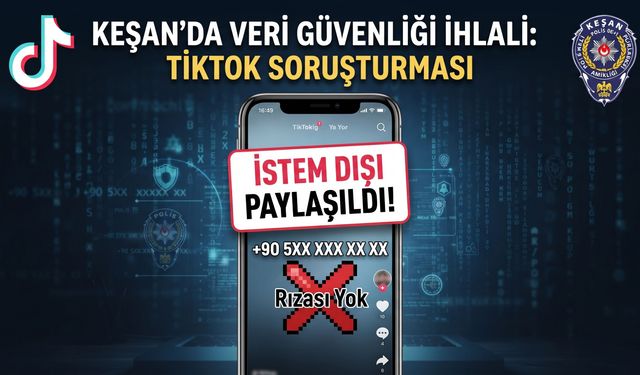 Telefon numarası TikTok'ta paylaşıldı!