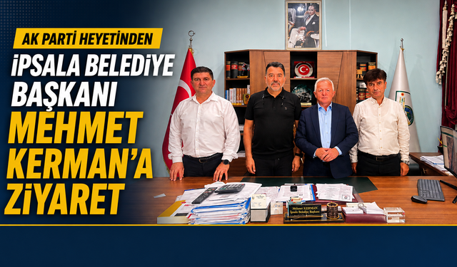 AK Parti Heyetinden Mehmet Kerman’a ziyaret