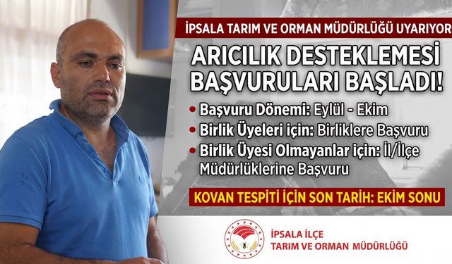 Arıcılık desteklemesi uyarısı: Başvurular başladı