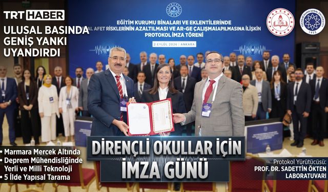 MEB ve Tekirdağ NKÜ'den "Dirençli Okullar" Protokolü
