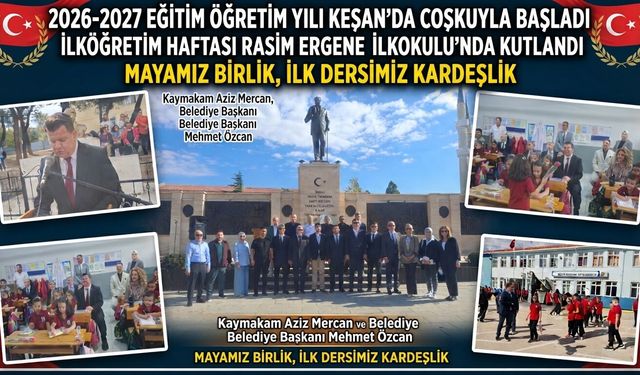 Eğitim Öğretim Haftası Rasim Ergene'de gerçekleşti