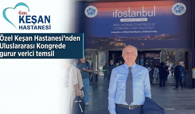 Kemal Kef'ten Uluslararası Kongrede gurur verici temsil