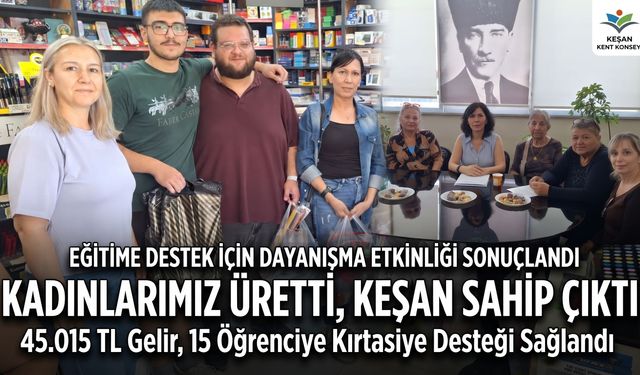 Kadın emeği ve imece ruhu öğrencilerin geleceğine umut oldu
