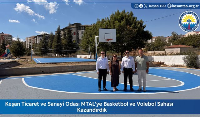 TSO MTAL’ye basketbol ve voleybol sahaları kazandırıldı