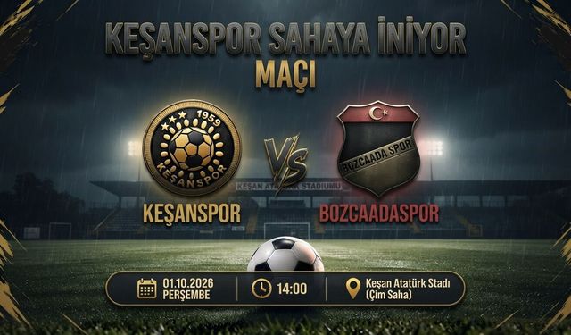 Keşanspor bugün Bozcaadaspor ile hazırlık maçı oynayacak