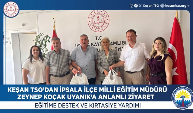 Zeynep Koçak Uyanık’a Keşan TSO’dan ziyaret