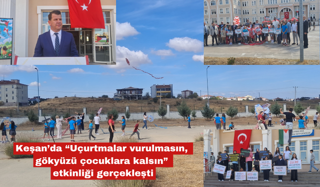 “Uçurtmalar vurulmasın, gökyüzü çocuklara kalsın” etkinliği