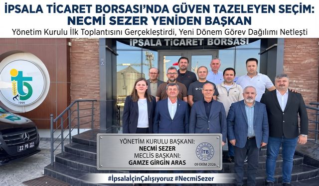 İpsala TB'de Necmi Sezer yeniden başkan